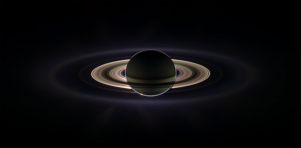 Saturn in Silhouette
